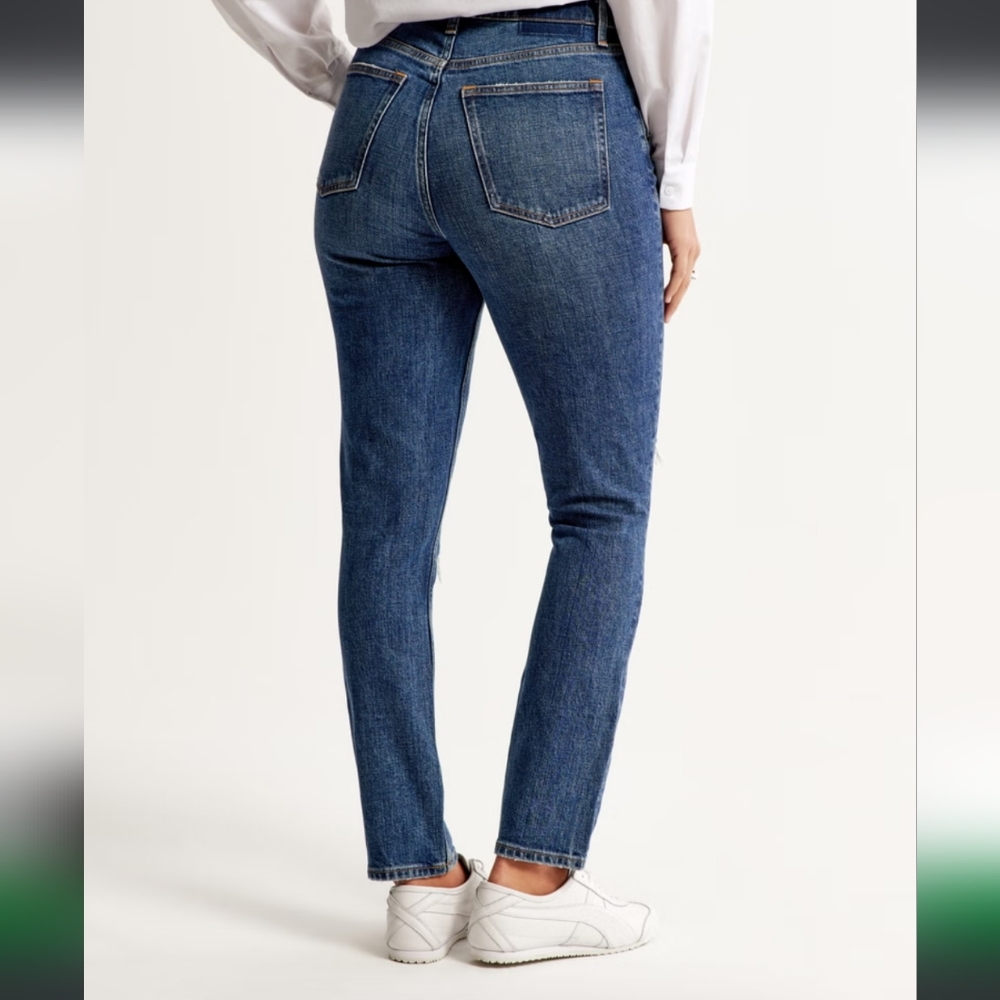 Abercrombie & Fitch The Skinny High Rise Curve Love Medium Womens Sz 28/6R NWT